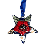 Ornament, Star, 3" in "Poppies & Posies" by Manufaktura | K076S-IM02