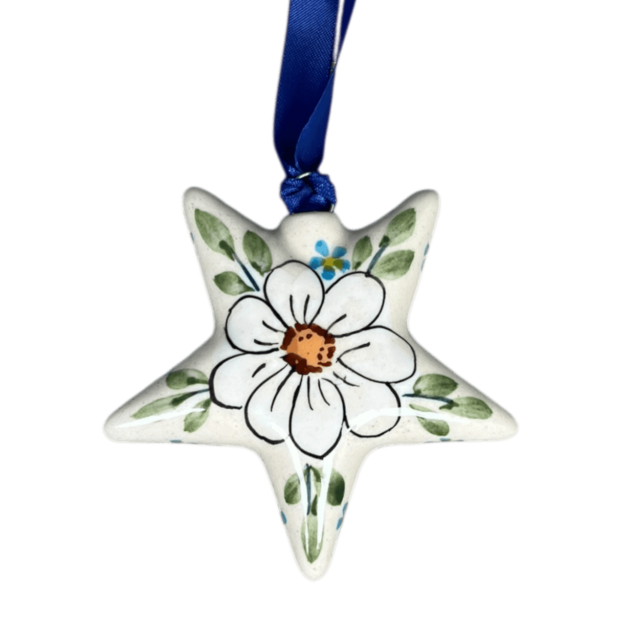 Ornament, Star, 3" in "Daisy Bouquet" by Manufaktura | K076S-TAB3