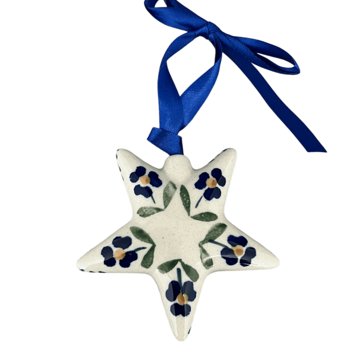 Ornament, Star, 3" in "Forget Me Not" by Manufaktura | K076T-ASS