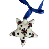 Ornament, Star, 3" in "Lady Bugs" by Manufaktura | K076T-IF45