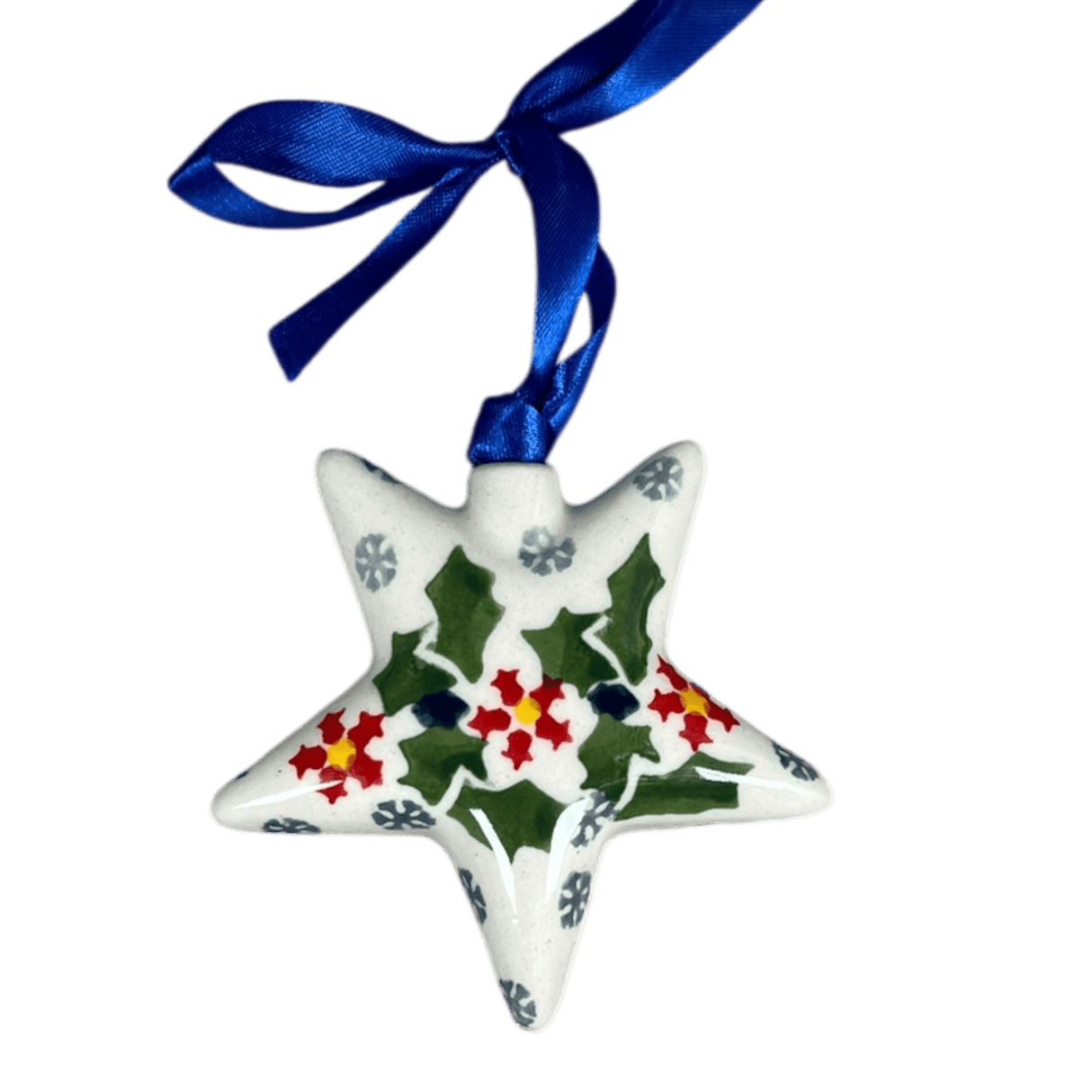 Ornament, Star, 3" in "Holly In Bloom" by Manufaktura | K076T-IN13