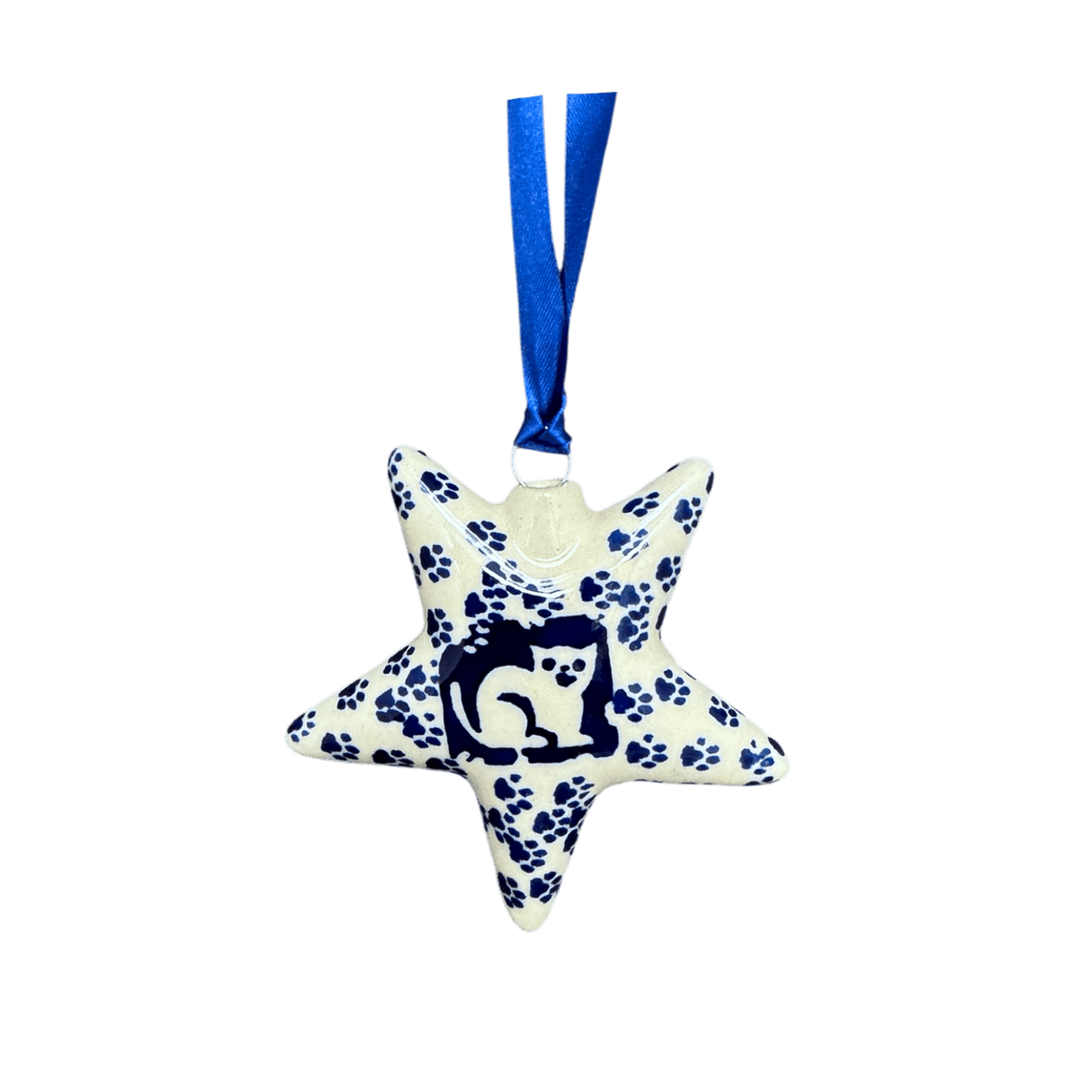 Ornament, Star, 3" in "Kitty Cat Path" by Manufaktura | K076T-KOT6