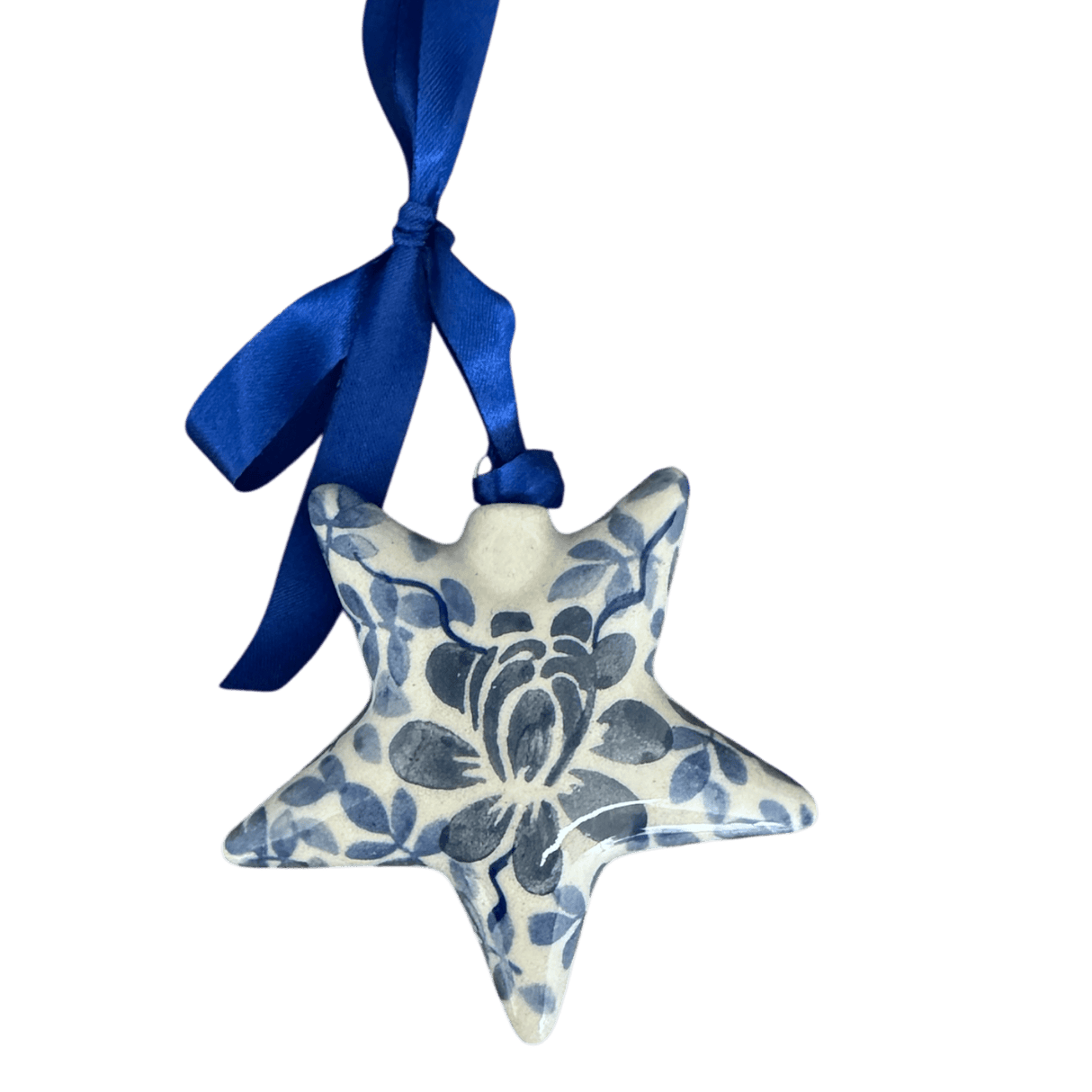 Ornament, Star, 3" in "English Blue" by Manufaktura | K076U-AS53