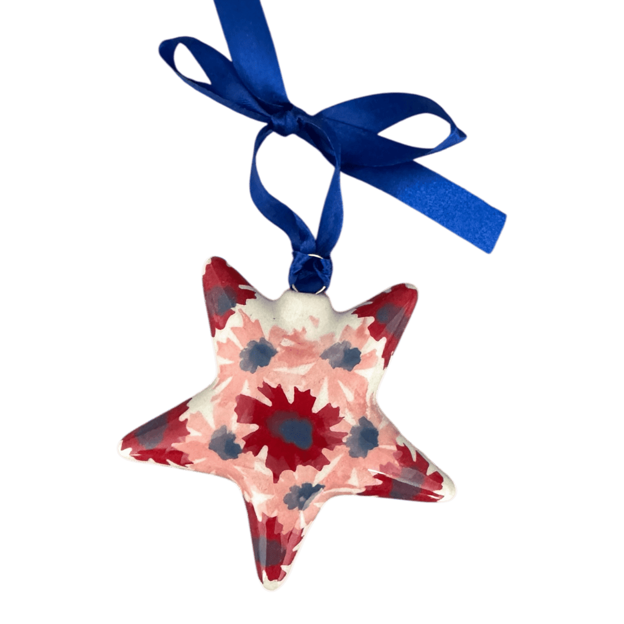 Ornament, Star, 3" in "Scarlet Daisy" by Manufaktura | K076U-AS73