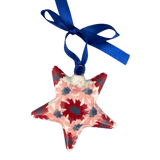 Ornament, Star, 3" in "Scarlet Daisy" by Manufaktura | K076U-AS73