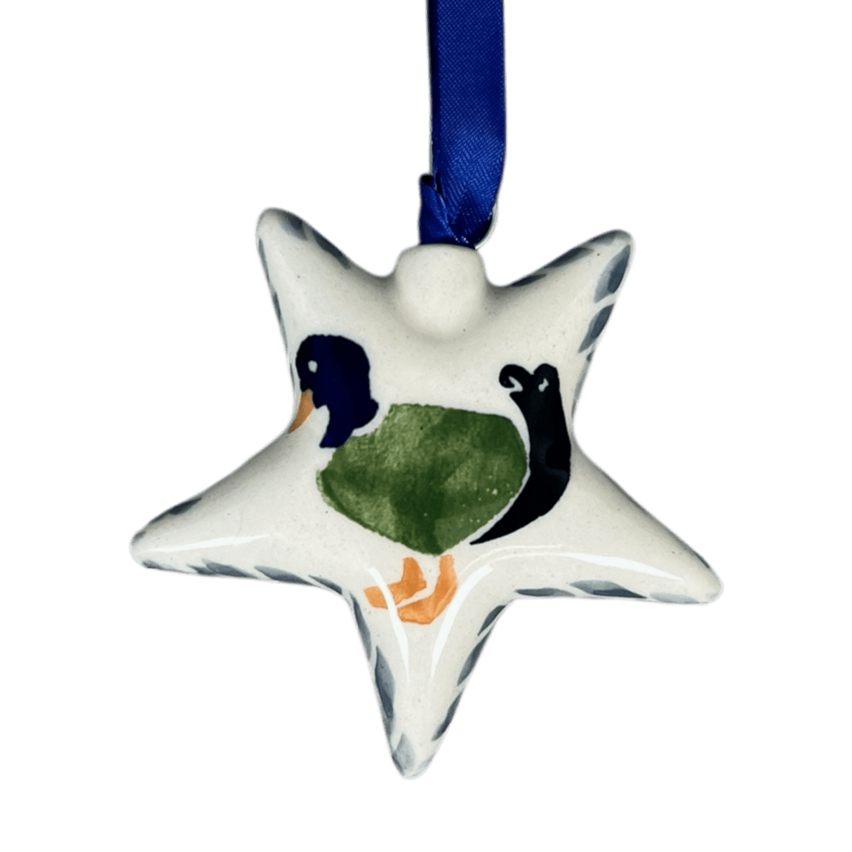 Ornament, Star, 3" in "Ducks in a Row" by Manufaktura | K076U-P323