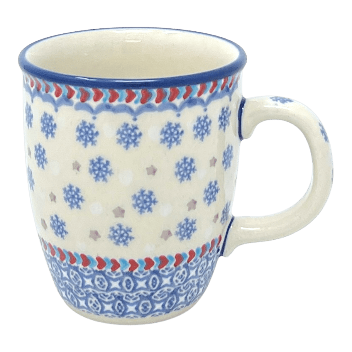 Mug, Mars Mug, 10oz Small in "Snowflake Love" by Manufaktura | K081U-P ...
