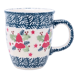Mug, Mars Mug, 10oz Small in "Evergreen Bells" by Manufaktura | K081U-PZDG