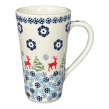 Mug, John's Mug, 12 oz in "Reindeer Games" by Manufaktura | K083T-BL07