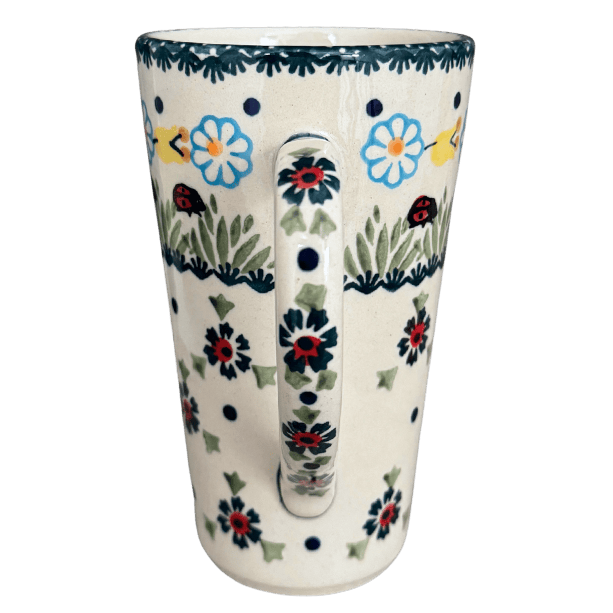Mug, John's Mug, 12 oz in "Lady Bugs" by Manufaktura | K083T-IF45