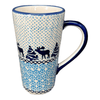 Polish Pottery - John's Mug - Peacock - The Polish Pottery Outlet