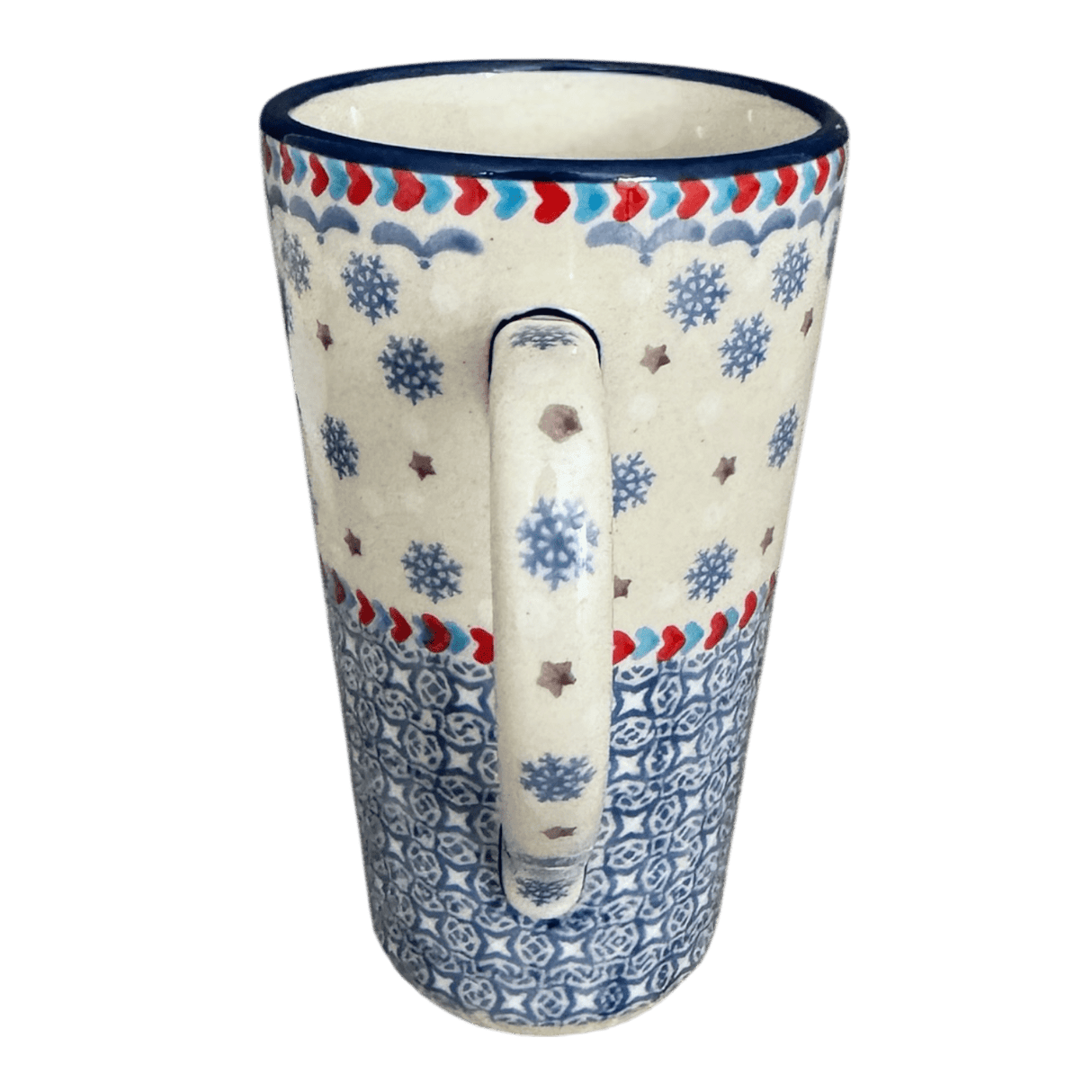 Mug, John's Mug, 12 oz in "Snowflake Love" by Manufaktura | K083U-PS01