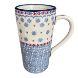 Mug, John's Mug, 12 oz in "Snowflake Love" by Manufaktura | K083U-PS01