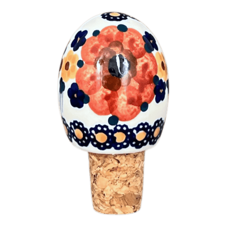 Wine Cork, Egg-Shaped, 2.75" in "Bouquet in a Basket" by Manufaktura | K084S-JZK