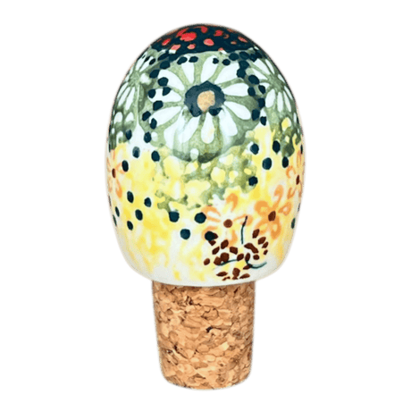 Wine Cork, Egg-Shaped, 2.75" in "Sunshine Grotto" by Manufaktura | K084S-WK52