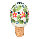 Wine Cork, Egg-Shaped, 2.75" in "Holly In Bloom" by Manufaktura | K084T-IN13