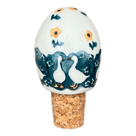 Wine Cork, Egg-Shaped, 2.75" in "Lucky Duck" by Manufaktura | K084T-P322