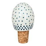 Wine Cork, Egg-Shaped, 2.75" in "Misty Green" by Manufaktura | K084U-61Z
