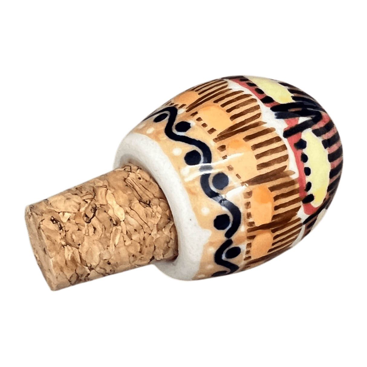 Wine Cork, Egg-Shaped, 2.75" in "Desert Sunrise" by Manufaktura | K084U-KLJ