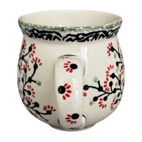 Mug, Belly Mug, 10 oz Medium in "Cherry Blossoms" by Manufaktura | K090S-DPGJ