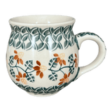 Mug, Belly Mug, 10oz Medium in "Indian Summer" by Manufaktura | K090T-AS22