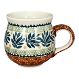 Mug, Belly Mug, 10oz Medium in "Jungle Flora" by Manufaktura | K090T-DPZG