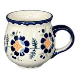Mug, Belly Mug, 10 oz Medium in "Cornflower" by Manufaktura | K090T-RU