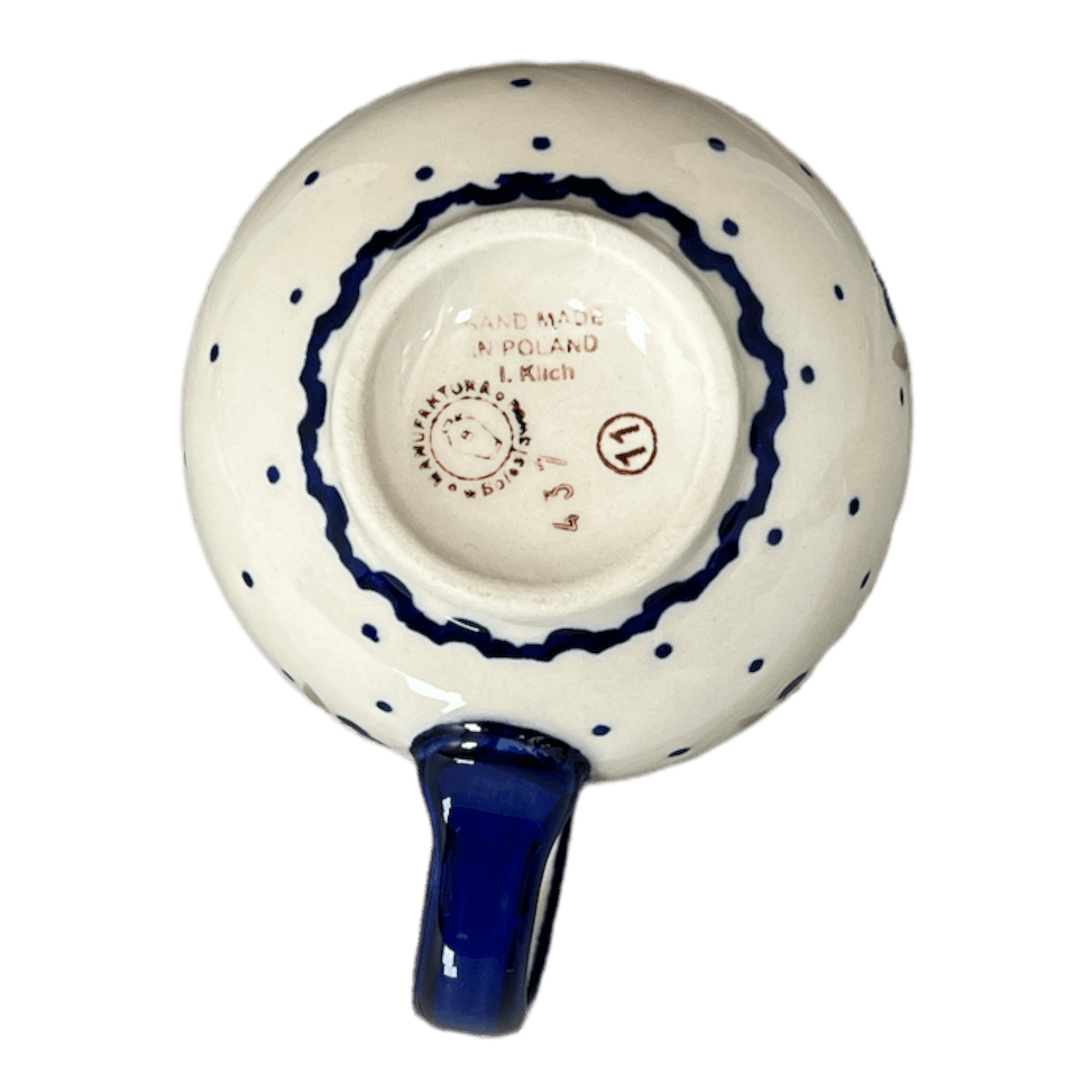 Mug, Belly Mug, 10 oz Medium in "Cornflower" by Manufaktura | K090T-RU