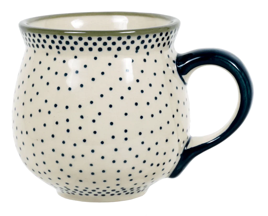 Mug, Belly Mug, 10oz Medium in "Misty Green" by Manufaktura | K090U-61Z