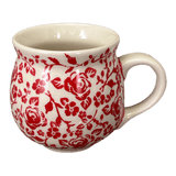 Mug, Belly Mug, 10 oz Medium in "Rose - Floribunda" by Manufaktura | K090U-GZ32