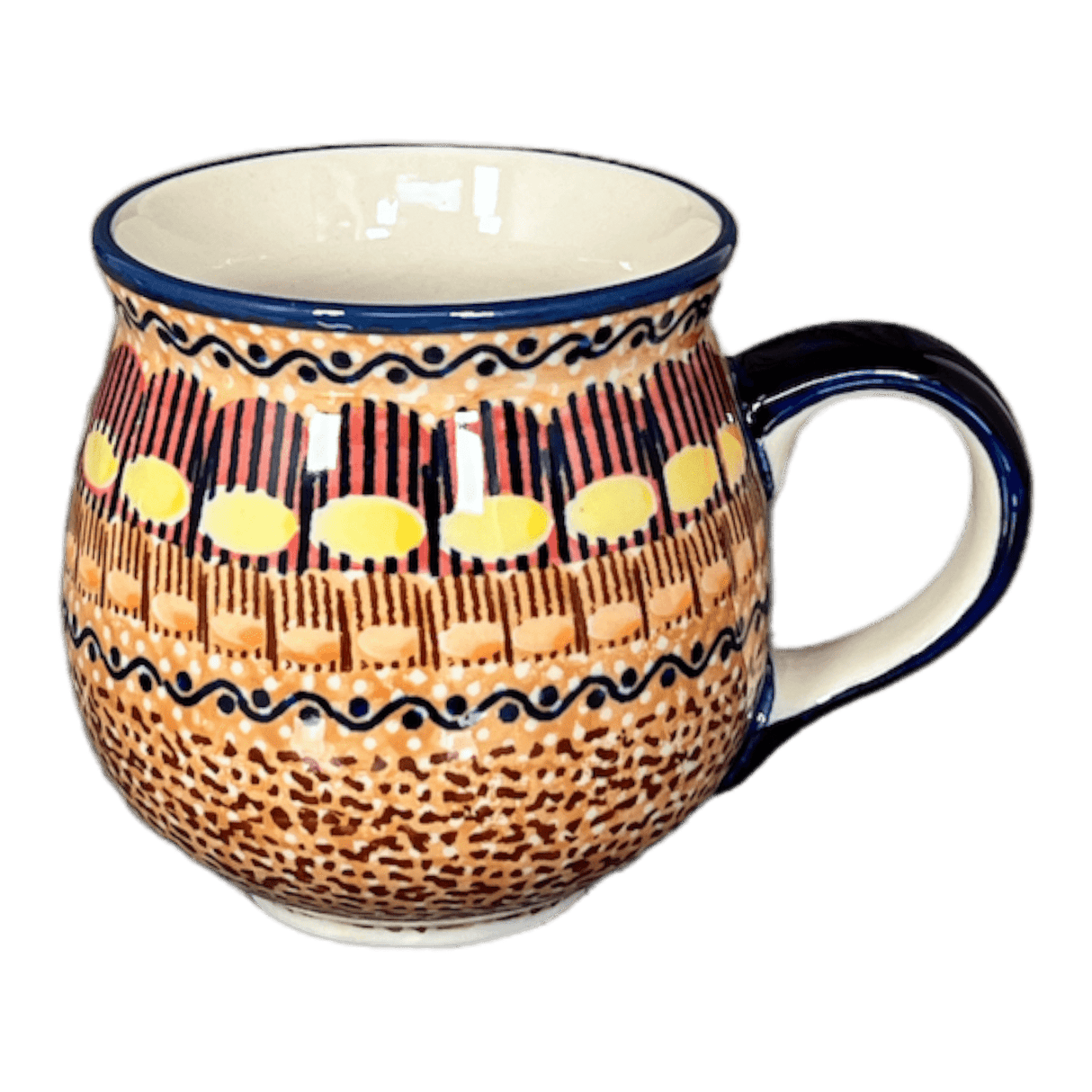 Mug, Belly Mug, 10oz Medium in "Desert Sunrise" by Manufaktura | K090U-KLJ