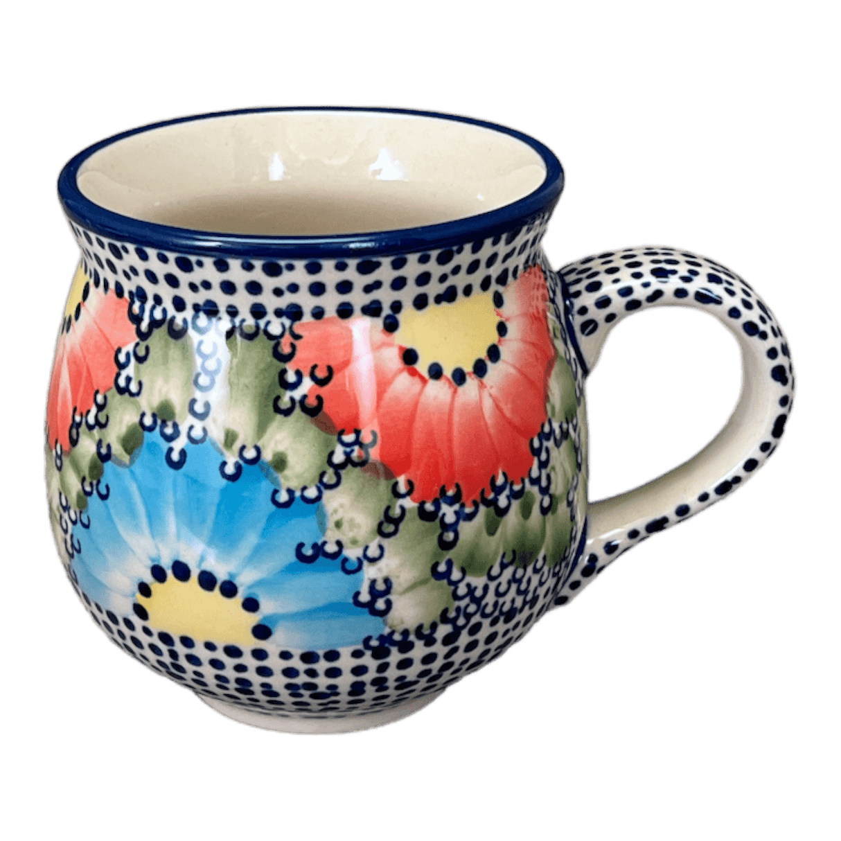 Mug, Belly Mug, 10oz Medium in "Fiesta" by Manufaktura | K090U-U1