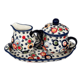 Cream & Sugar Set in "Bubble Machine" by Manufaktura | K091M-AS38