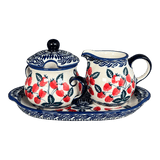 Cream & Sugar Set in "Fresh Strawberries" by Manufaktura | K091U-AS70