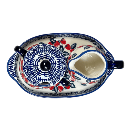 Cream & Sugar Set in "Fresh Strawberries" by Manufaktura | K091U-AS70