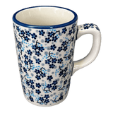 Mug, Pluton Mug, 12 oz in "Scattered Blues" by Manufaktura | K096S-AS45