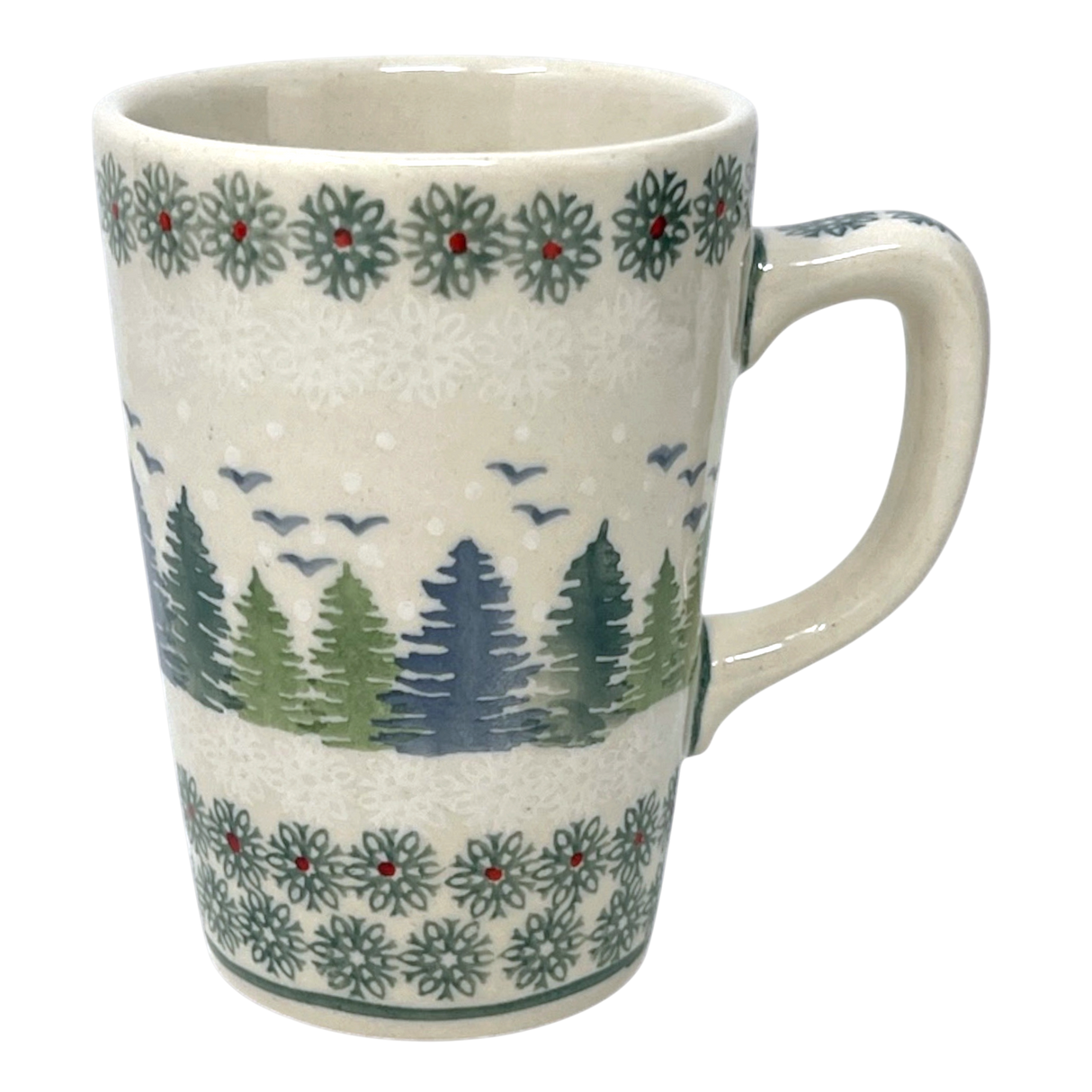 Mug, Pluton Mug, 12 oz in "Pine Forest" by Manufaktura | K096S-PS29