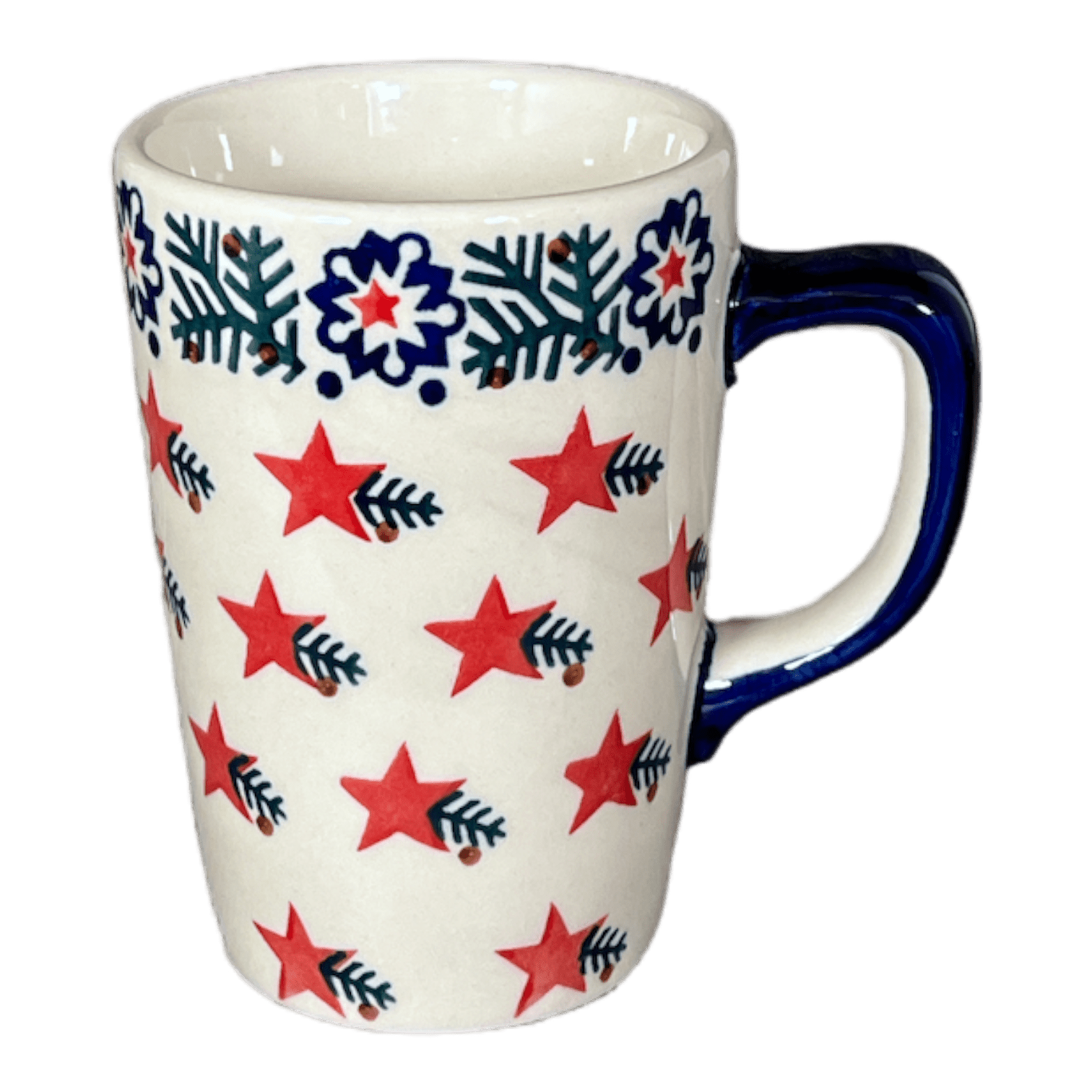 Pottery Coffee Mugs, Evergreen Mug