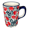 Polish Pottery Pluton Mug (Strawberry Fields) | K096U-AS59 at PolishPotteryOutlet.com