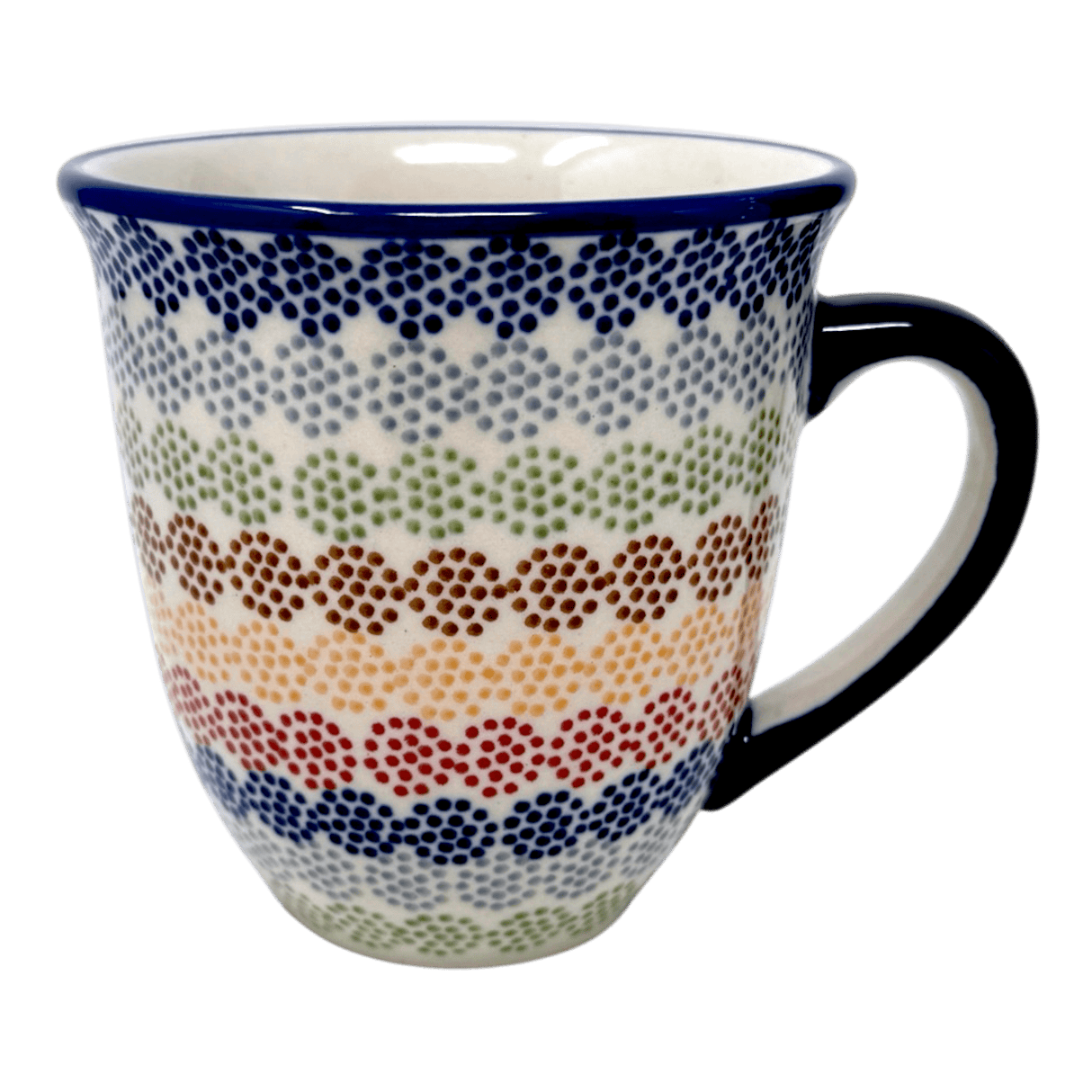 Mug, Mars Mug, 16 oz Large in "Speckled Rainbow" by Manufaktura | K106M-AS37