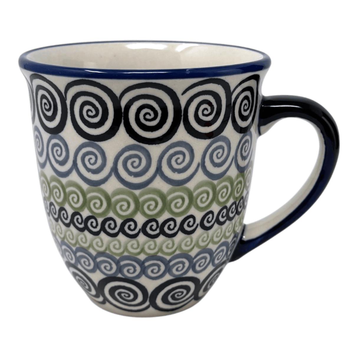 Mug, Mars Mug, 16 oz Large in "Hypnotic Whirlpool" by Manufaktura | K106M-CGZC