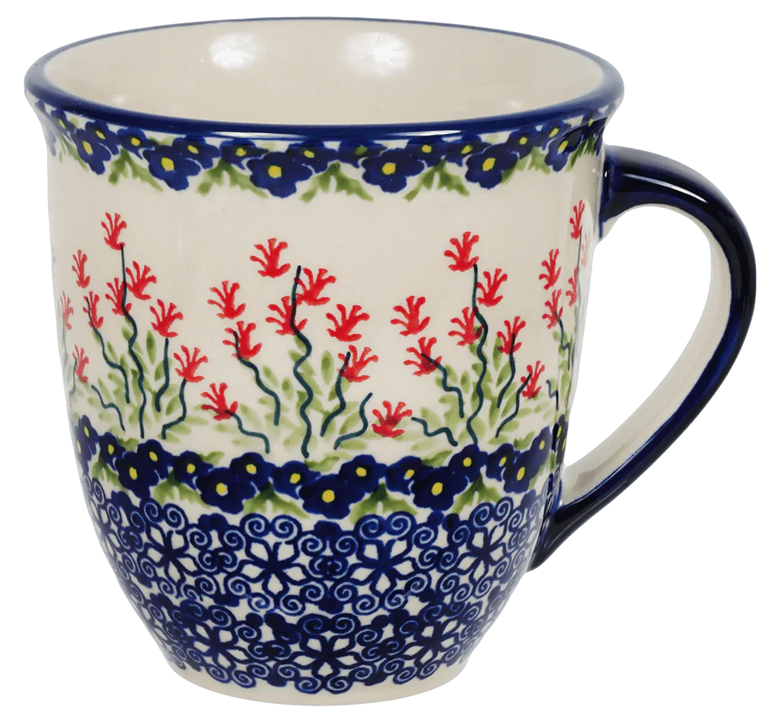 Mug, Mars Mug, 16 oz Large in "Burning Thistle" by Manufaktura | K106S-P270