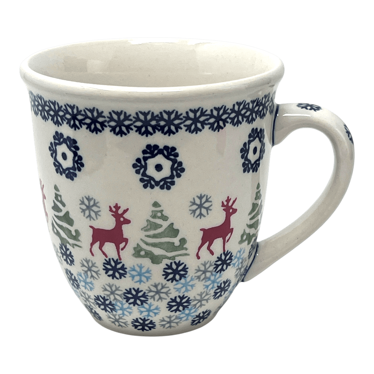 Mug, Mars Mug, 16 oz Large in "Reindeer Games" by Manufaktura | K106T-BL07