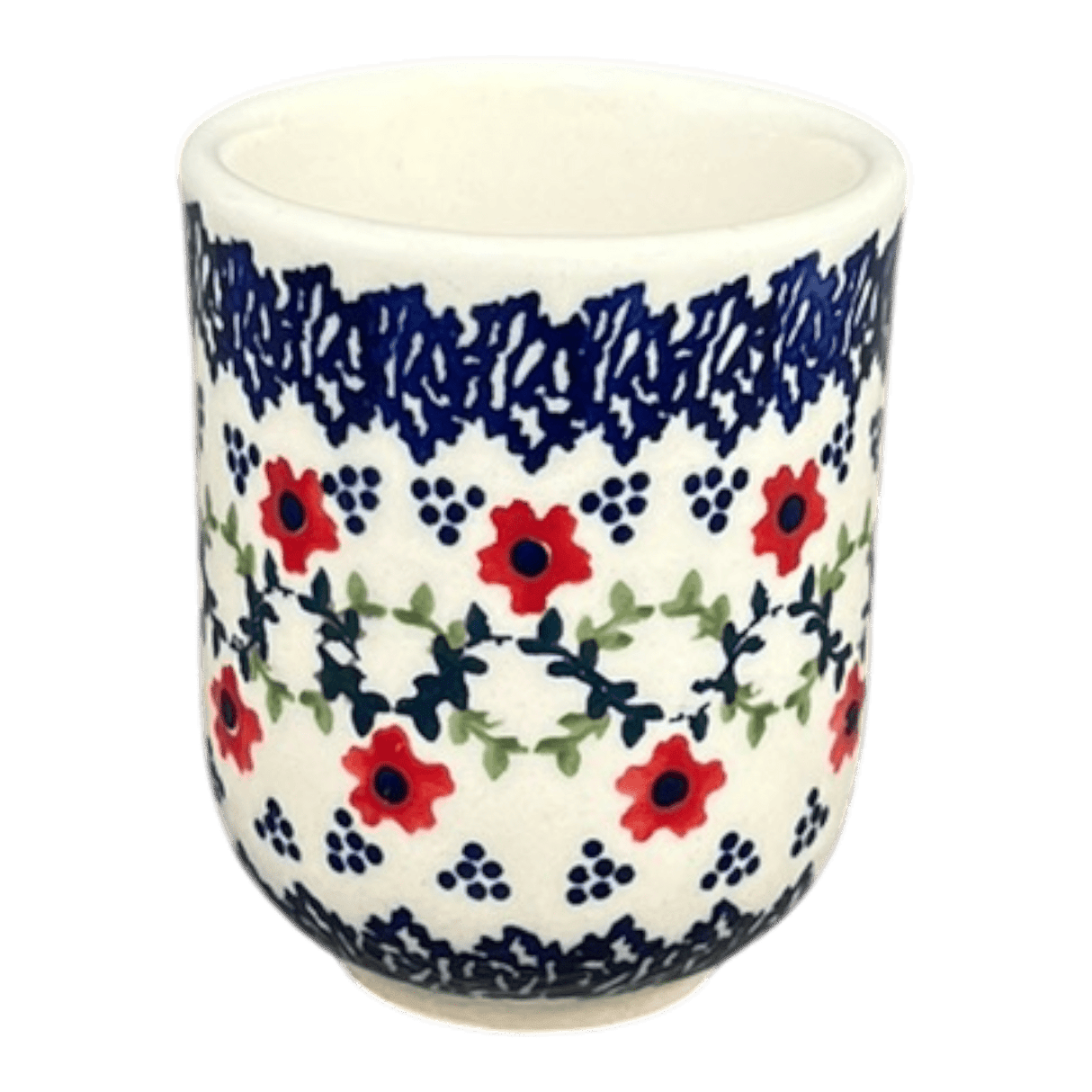 Drinkware, Wine Cup, 6 oz in "Trellis in Bloom" by Manufaktura | K111T-AS44