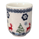 Drinkware, Wine Cup, 6 oz in "Reindeer Games" by Manufaktura | K111T-BL07