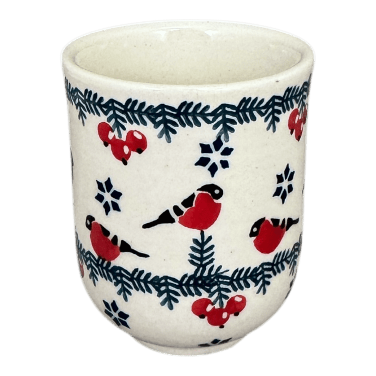 Drinkware, Wine Cup, 6 oz in "Red Bird" by Manufaktura | K111T-GILE