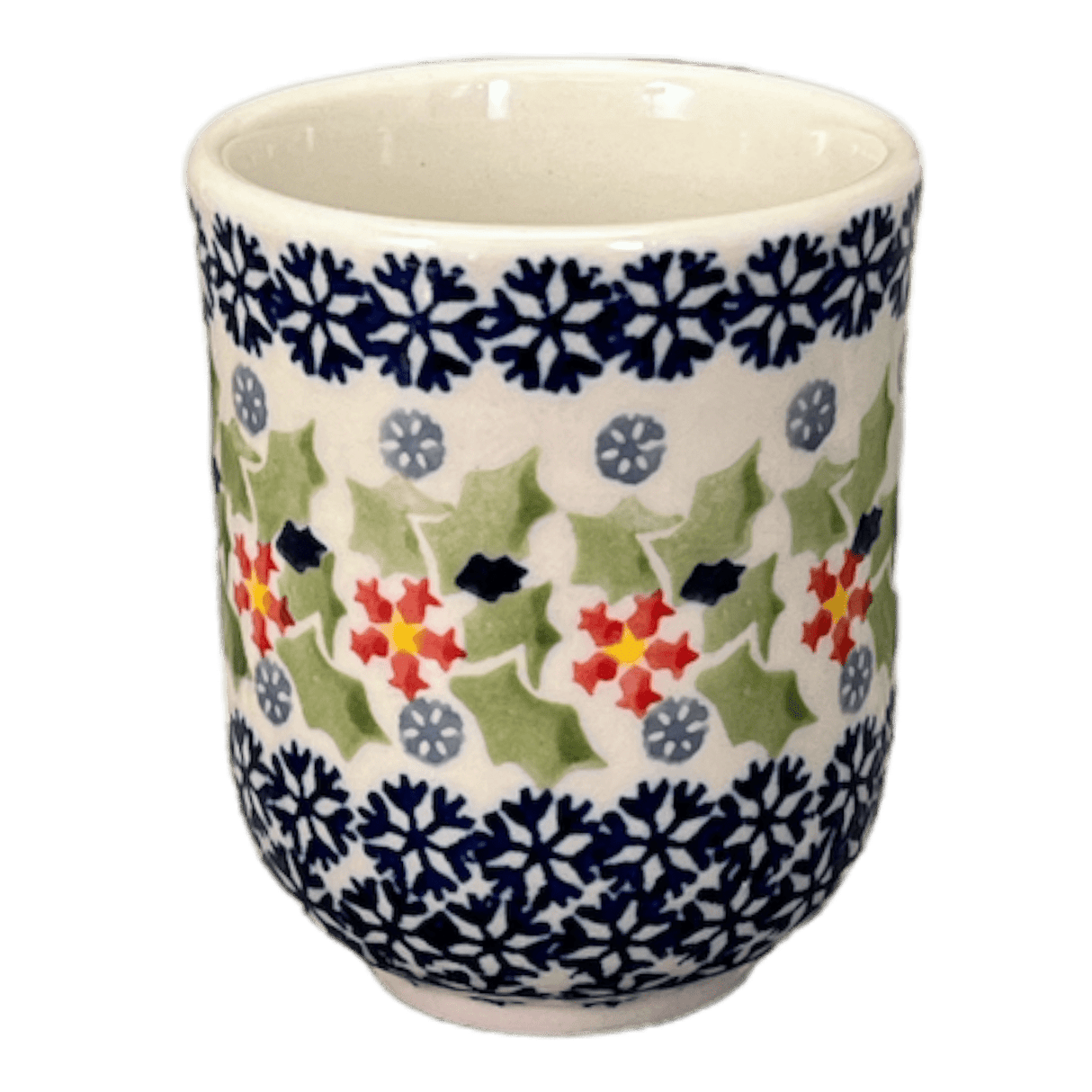 Drinkware, Wine Cup, 6 oz in "Holly In Bloom" by Manufaktura | K111T-IN13