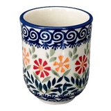 Drinkware, Wine Cup, 6 oz in "Flower Power" by Manufaktura | K111T-JS14