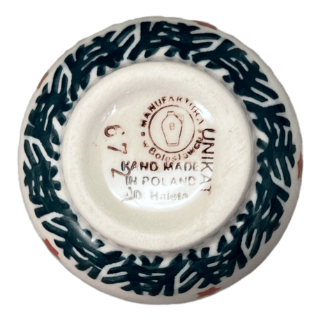 Drinkware, Wine Cup, 6 oz in "Evergreen Bells" by Manufaktura | K111U-PZDG