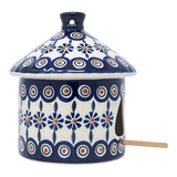 Bird House, 6.5" in "Floral Peacock" by Manufaktura | K125T-54KK